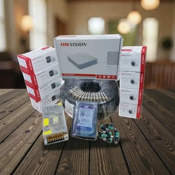 Top Performance Hikvision 8 Cameras CCTV System With Maintenance Free