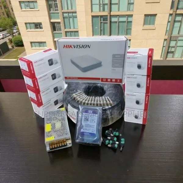 Full Kit 8 Hikvision Cameras With Global Remote Monitoring and Ir Leds