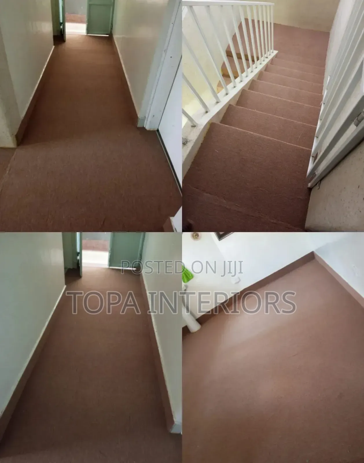 Durable Brown Floor Wall To Wall Carpets For Floor Insulation