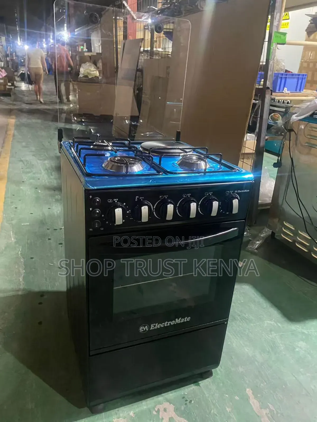 Electromate 50*55 3+1 Standing Cooker With Electric Oven Cooker