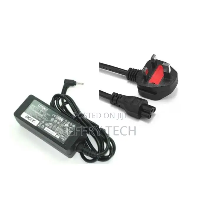 Acer Small Pin Charger 19v 3.42a Power Adapter + Free Fused Cable
