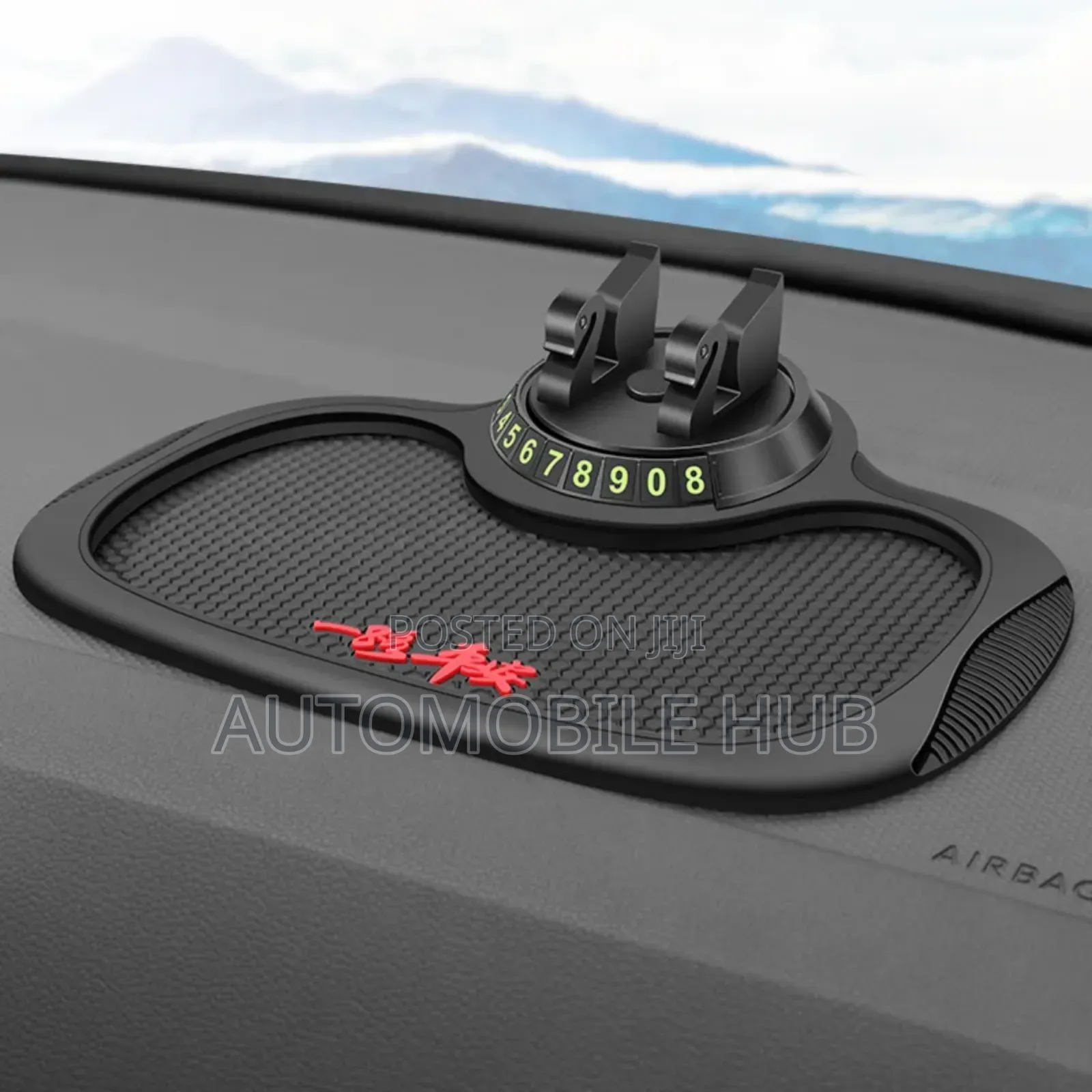 Anti-Slip Dashboard Mat – 360° Adjustable Mobile Holder