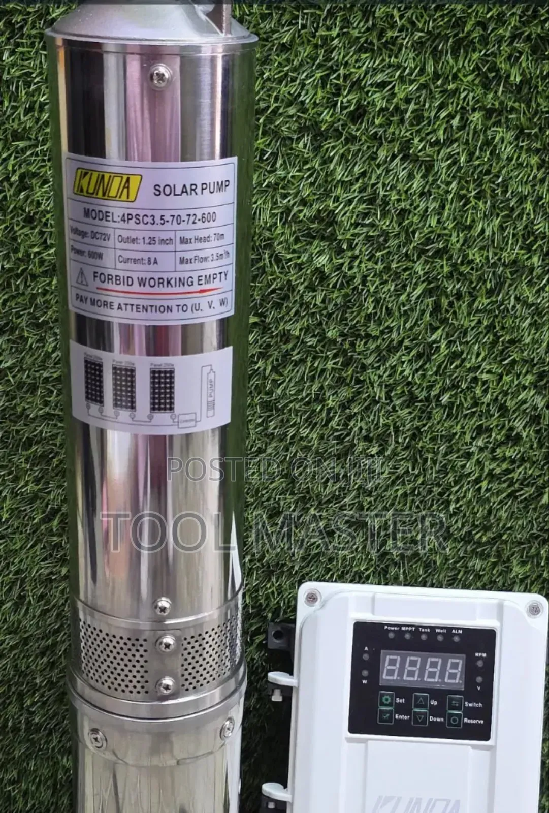 70m Head Solar Water Pump Submersible/Solar Pump With Control Y