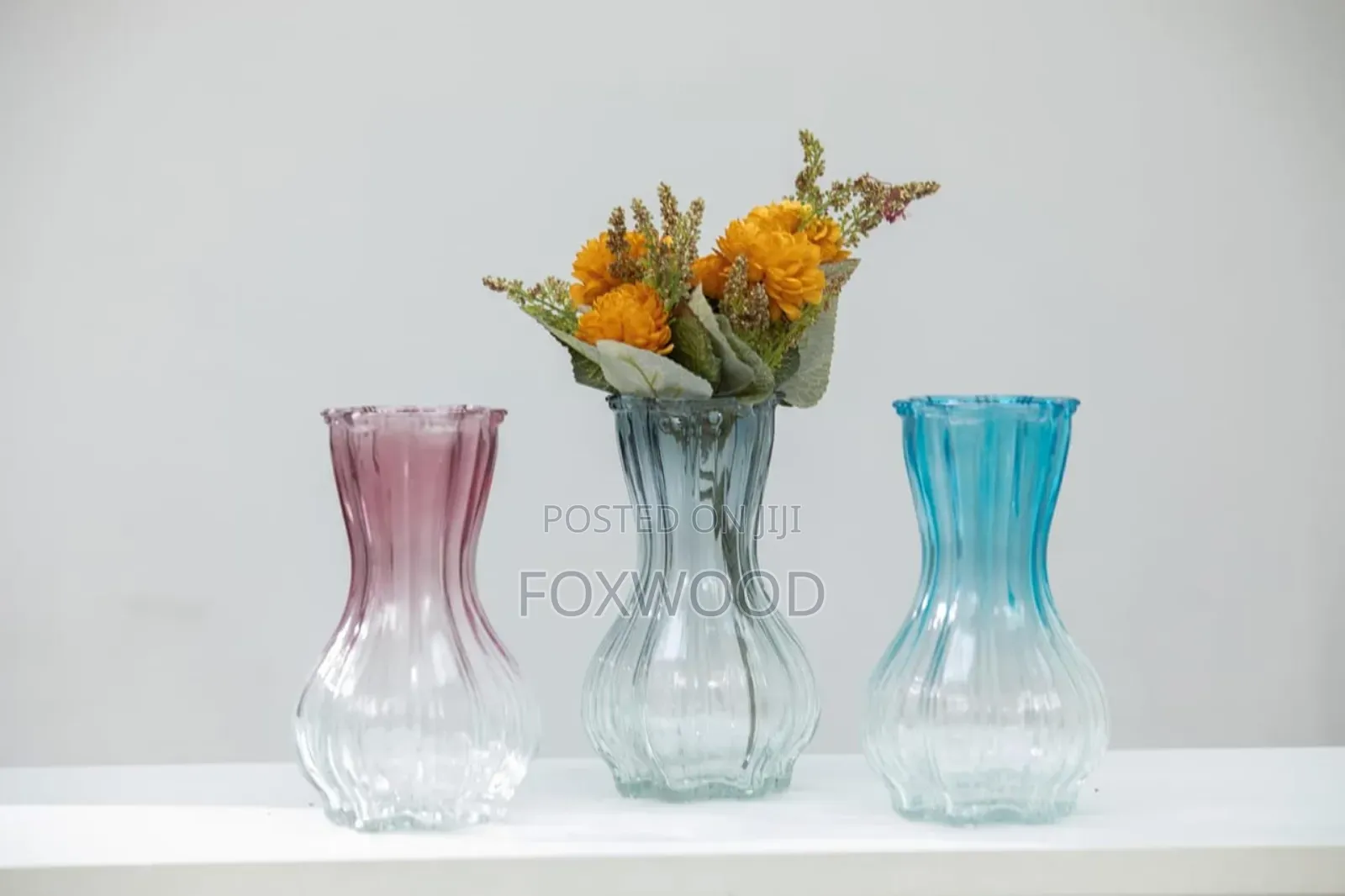 20cm High 800ml Flower Vase