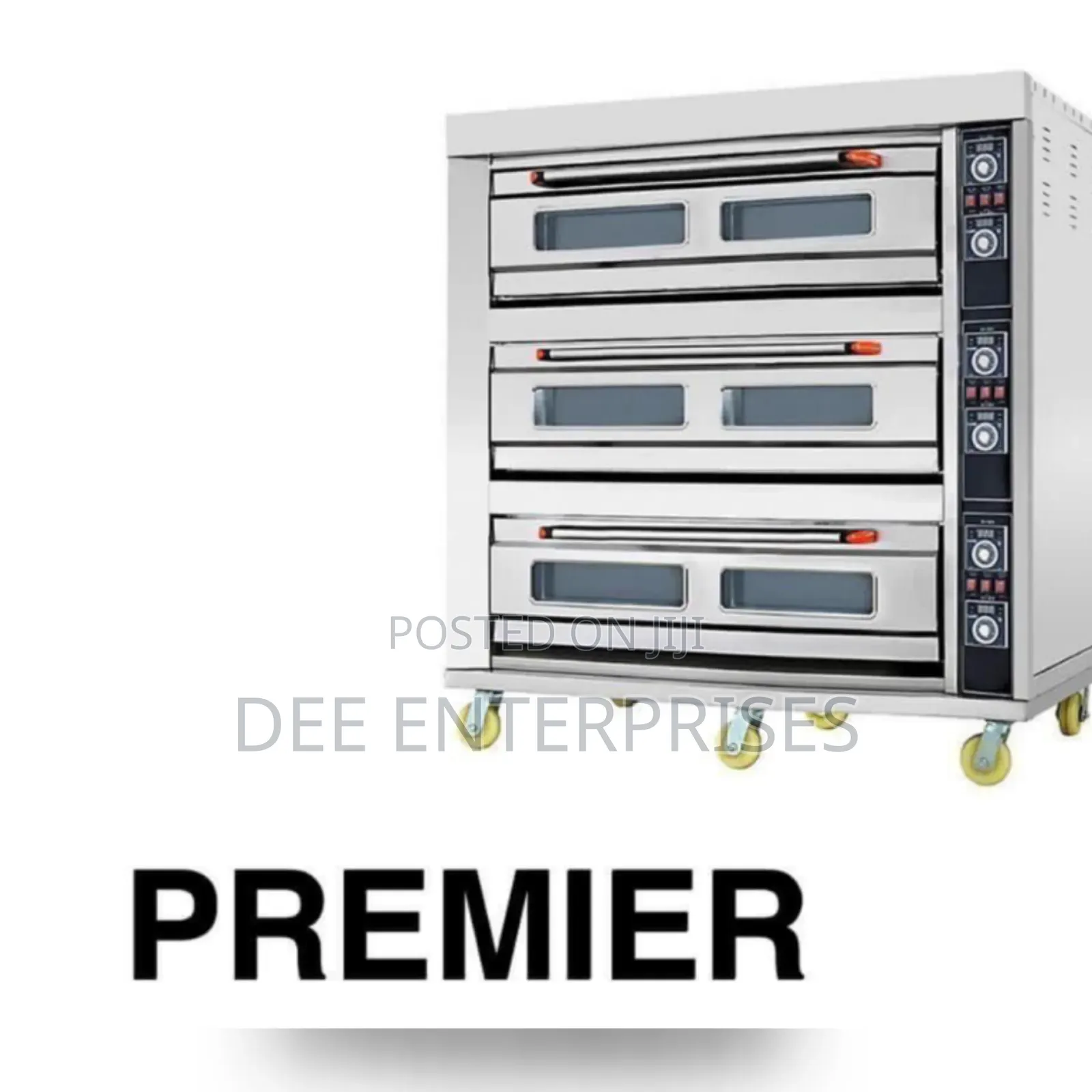 Commercial Electric Oven 3 Decks 9 Trays
