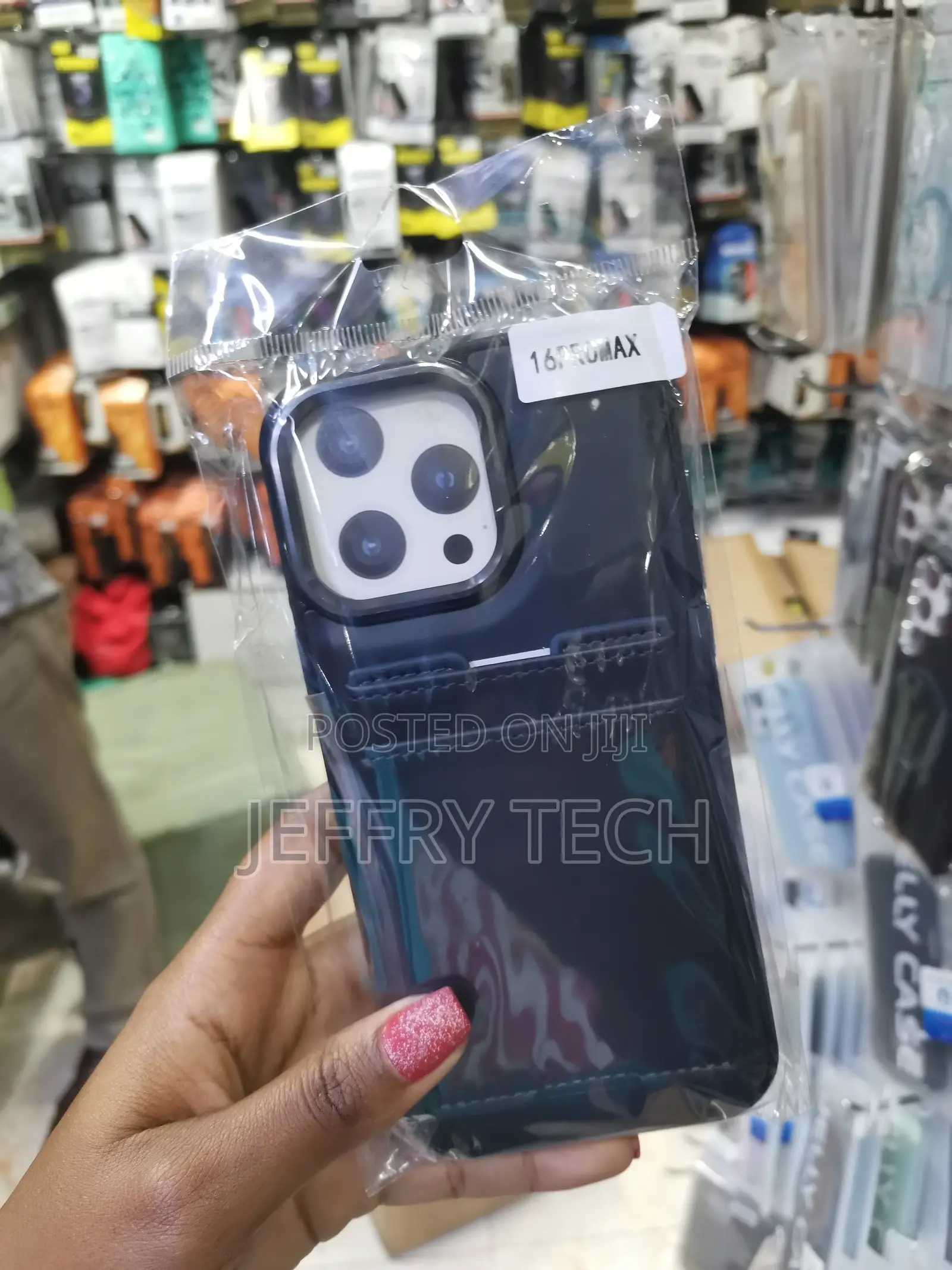 Surazo Leather Back Case With Card Holders for Apple iPhone 16 Pro Max
