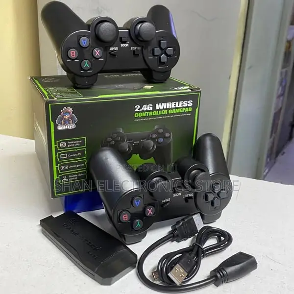 Retro Game Console With 2 Controllers,Hdmi Output 10000+ Builtin Games