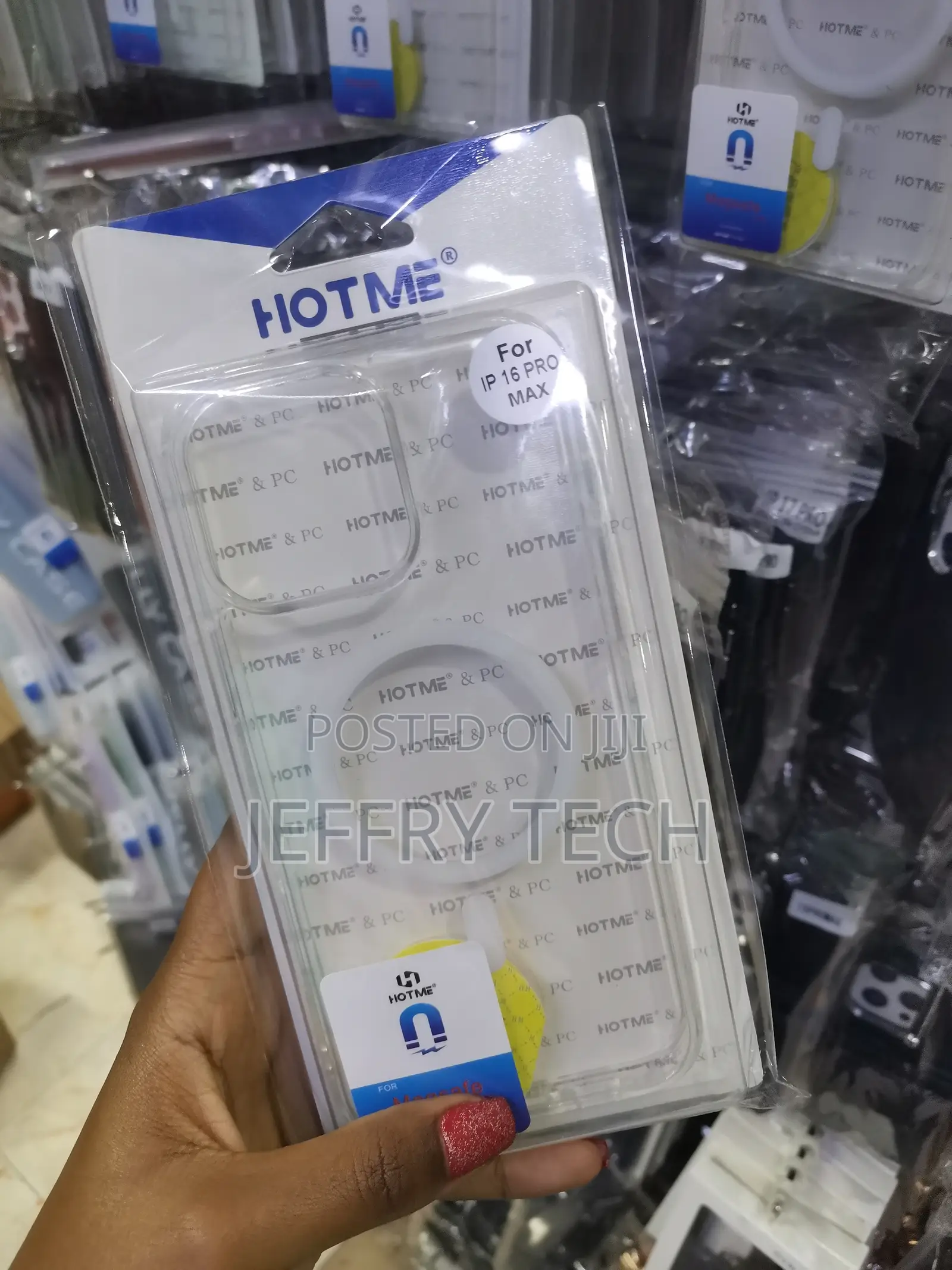Nimsee Apple iPhone 16 Pro Max Clear Case With Magsafe