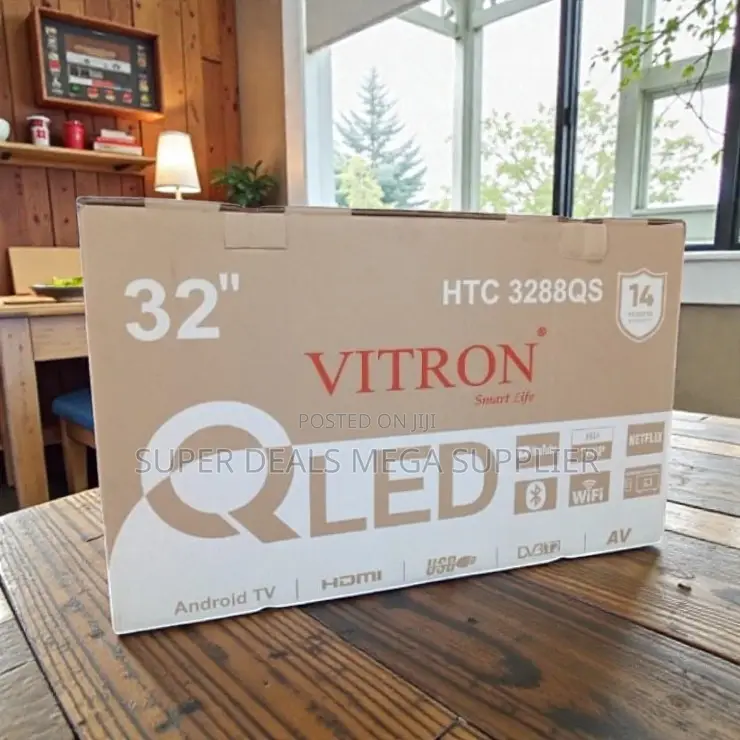 Vitron 32 Inch Qled Smart Android Tv With Clear High Definition