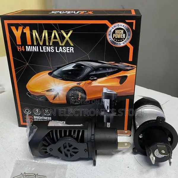 Mini Led Len Headlight Y1 Max H4 Lens Projector Bulb Hi/Lo Beam Light