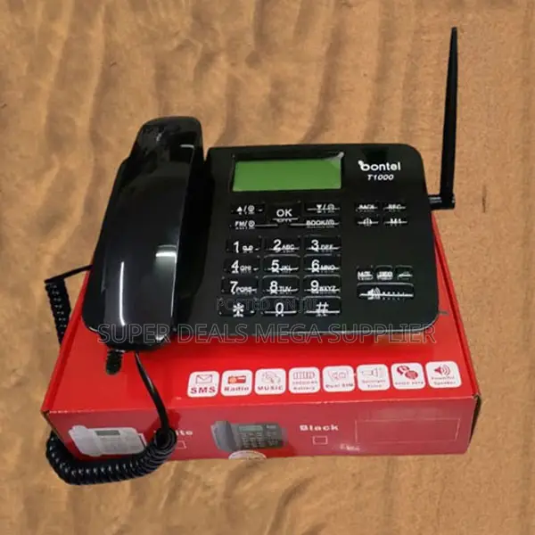 Bontel T1000 Easy Dual Sim GSM Landline Wireless Phone for Home