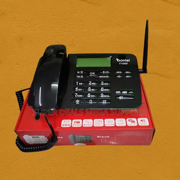 Dual Sim Wireless GSM Desk Phone Bontel T1000 With Clear Sound