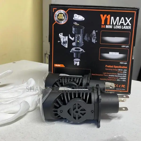 2pcs H4 Y1 Led Mini Projector Car Led Headlight Auto Lamp