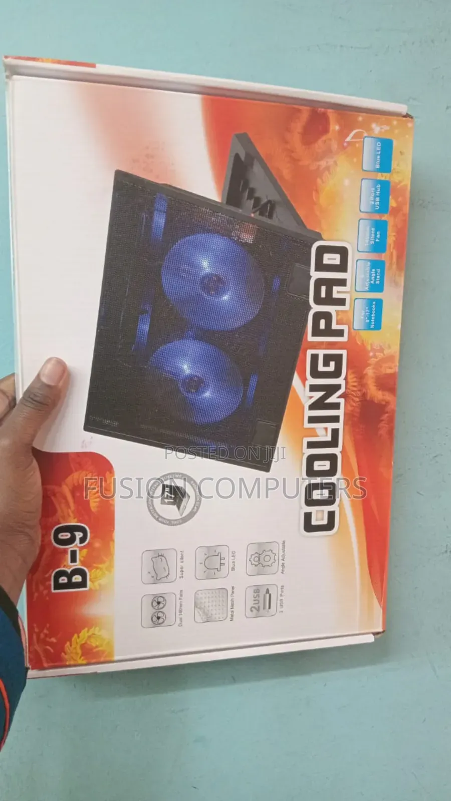 Dual Fan B9 Laptop Cooler