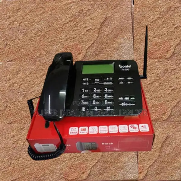 Easy Bontel T1000 Dual Sim Wireless GSM Deskphone With Battery