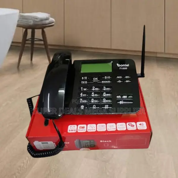 Easy to Use Bontel T1000 Dual Sim GSM Wireless Office Telephone