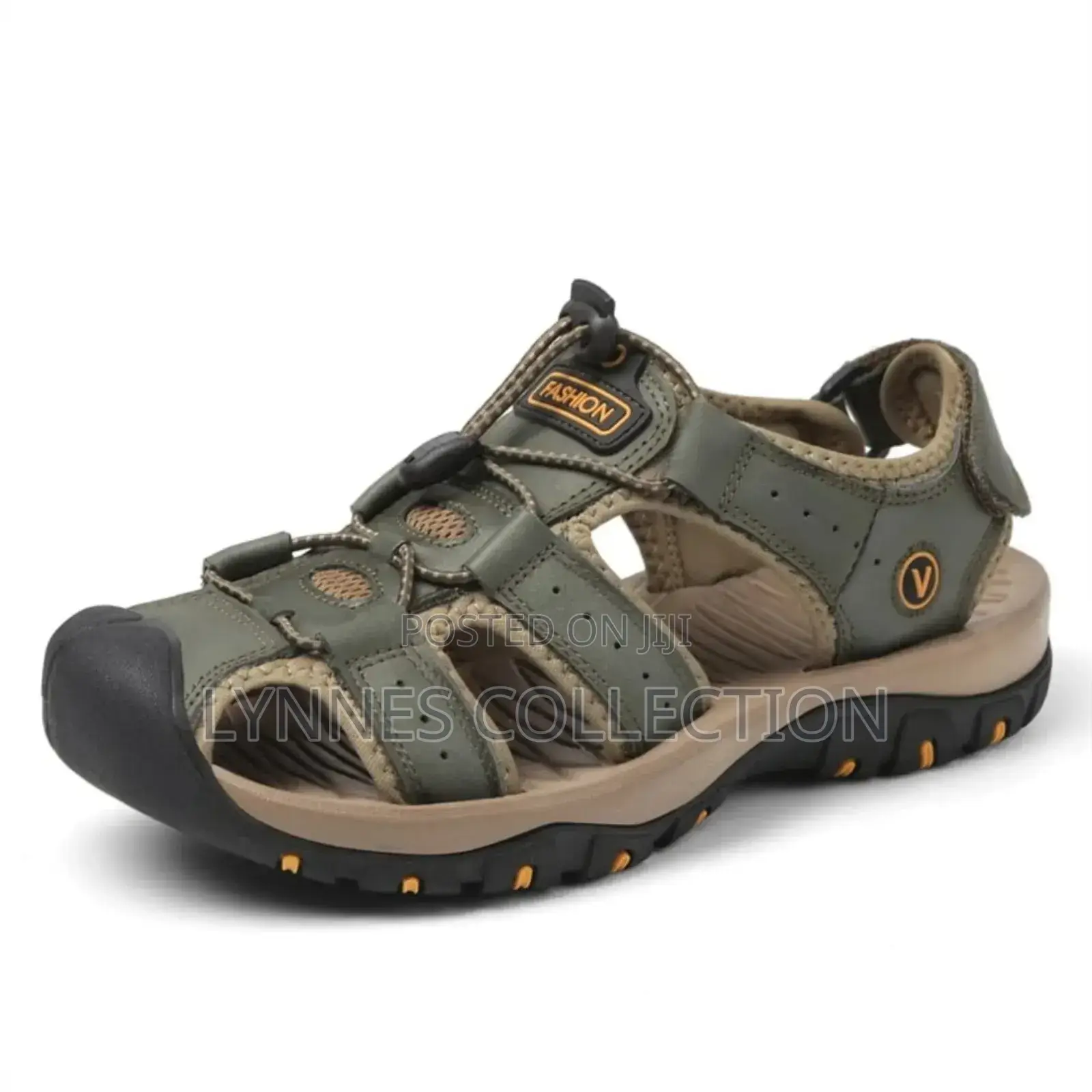 Men Quality Leather Open Shoes