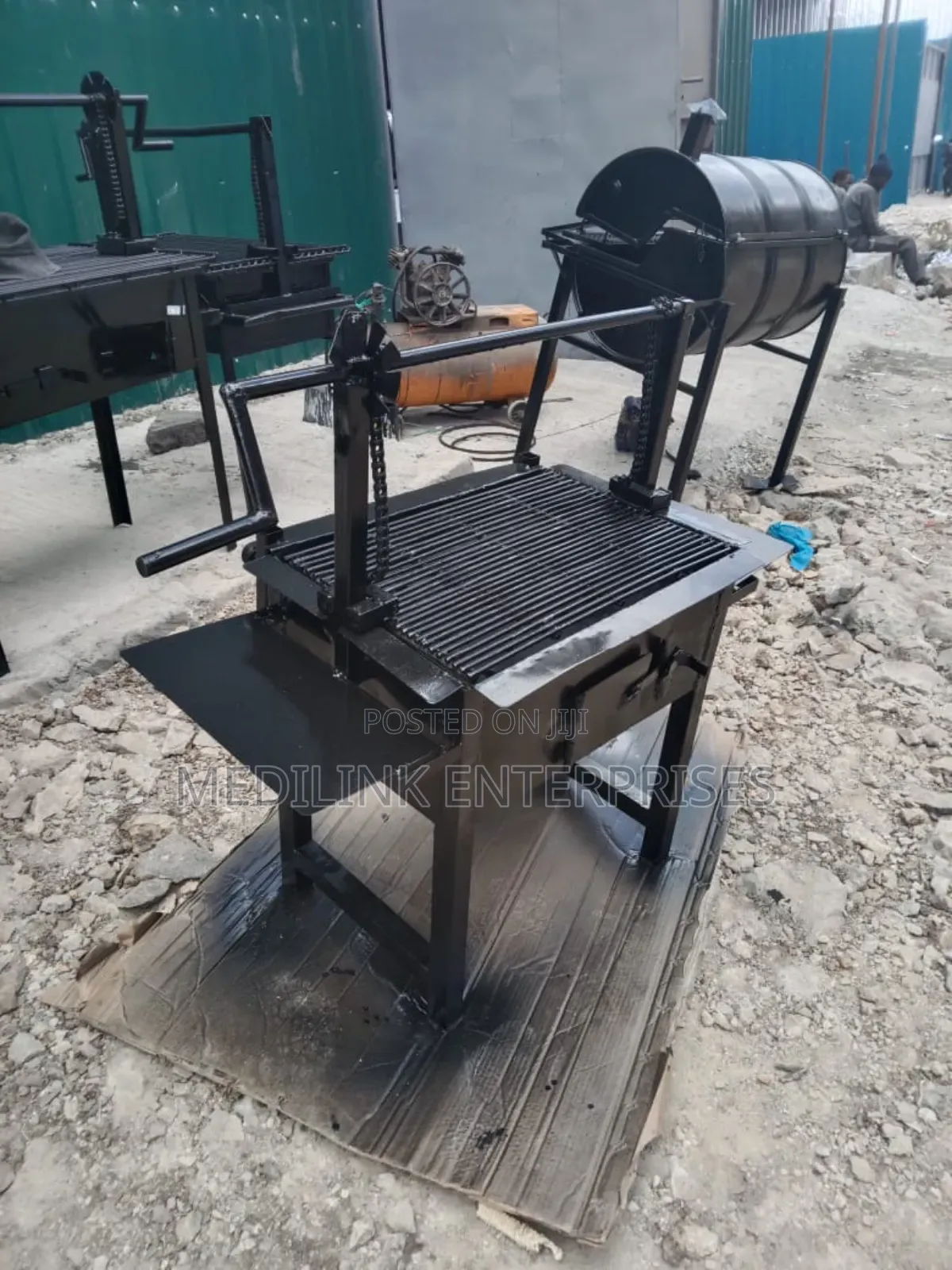 Elliptical Meat Barbecue Griller
