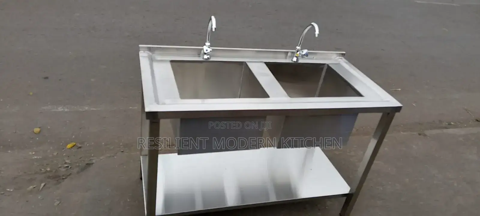 Stainless Steel Double Bowl Sink