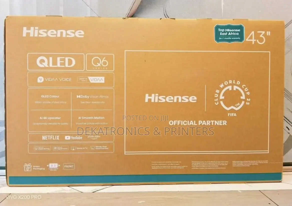 Hisense 43 Inch 43Q6QKen Qled TV
