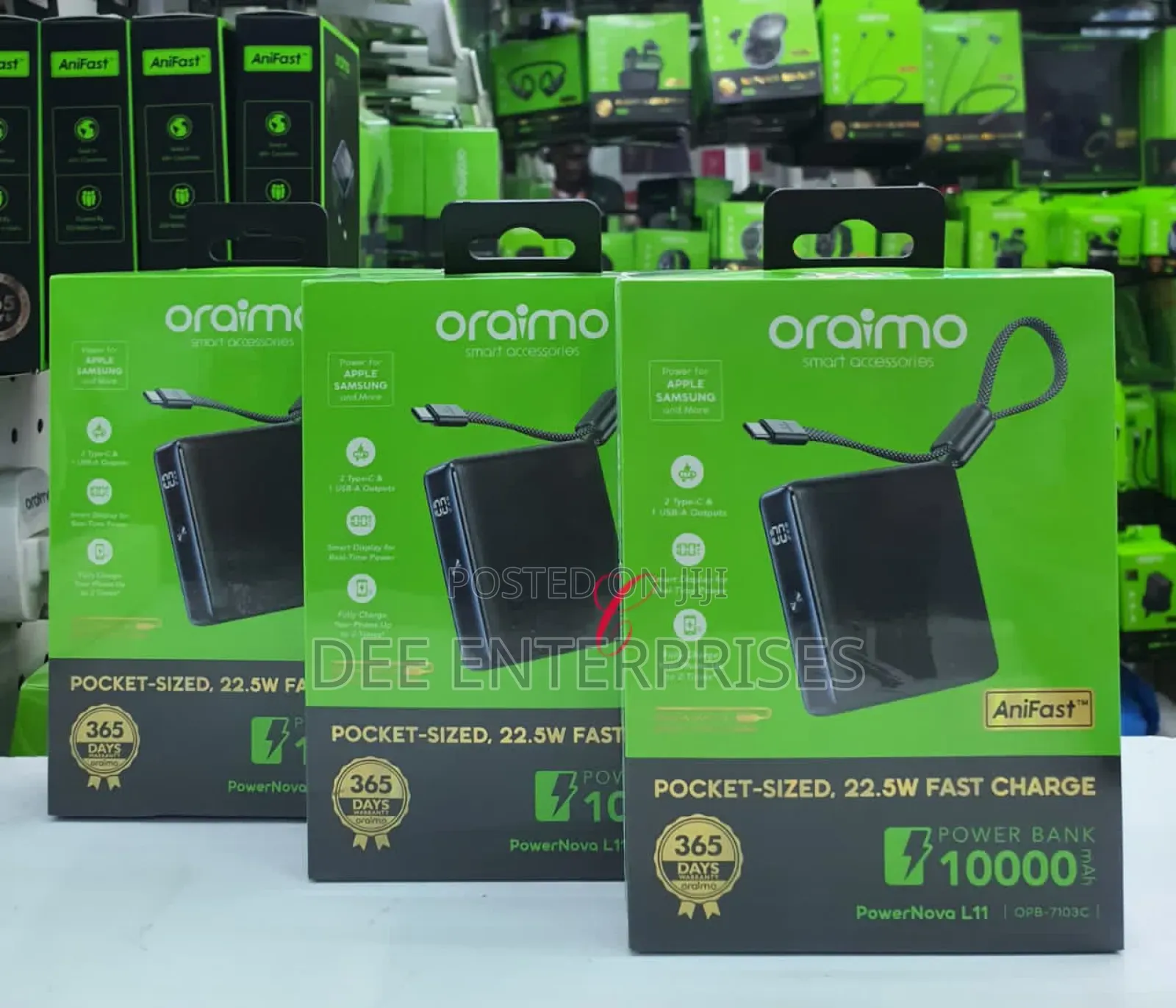 Oraimo Powernova L11 Opb-7103c 22.5w 10000mah