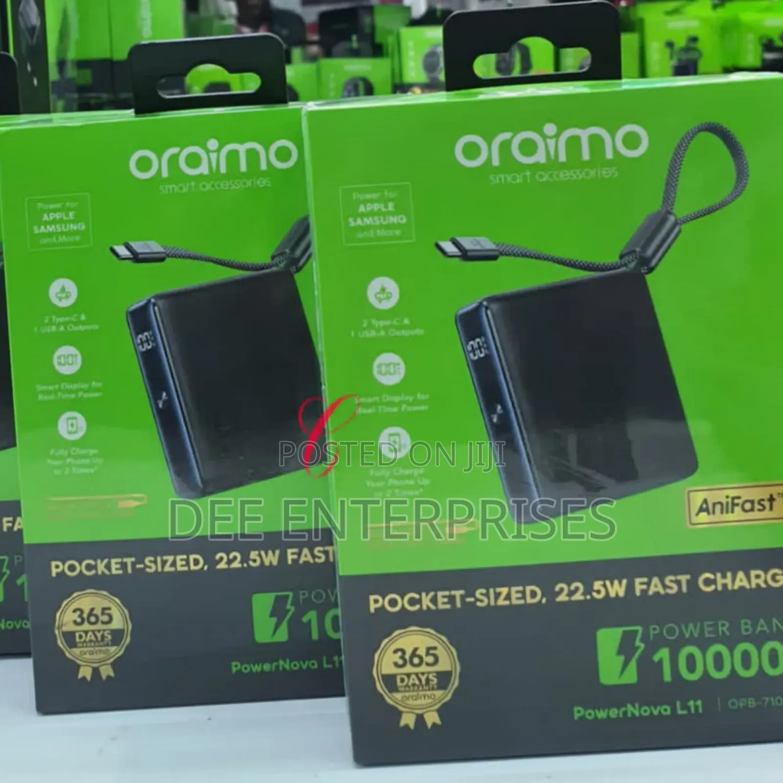 Oraimo Powernova L11 Opb-7103c 22.5w 10000mah