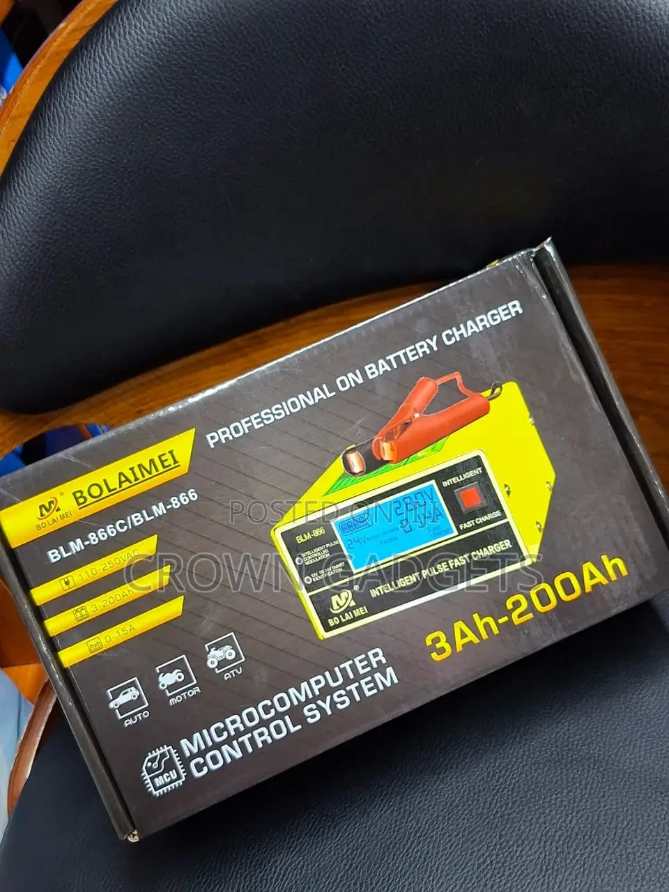 Bolaimei Fast Digital Battery Charger With LCD Display 3–200ah