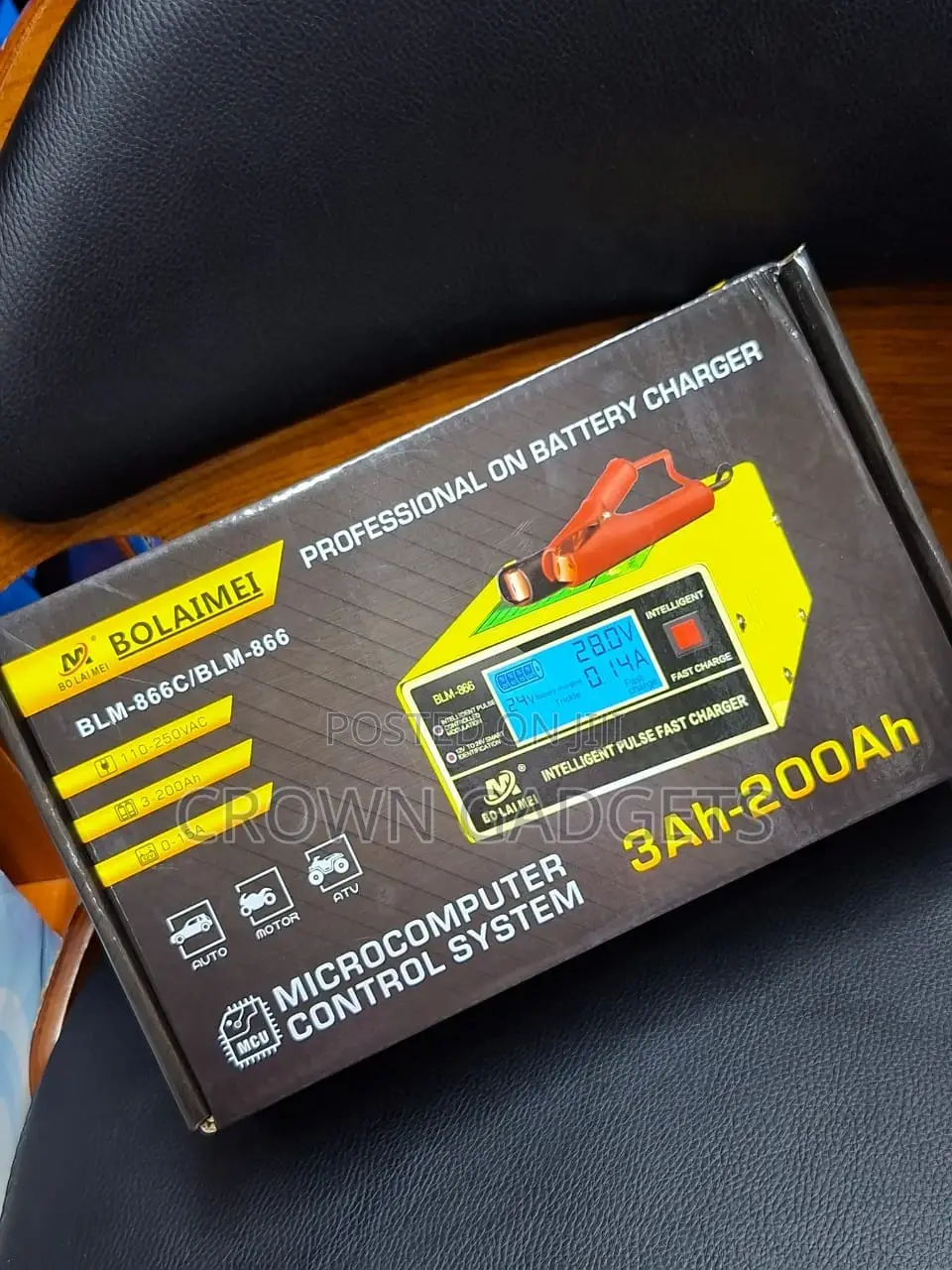 BLM-866c McU-Controlled Automotive Battery Charger 0–15a