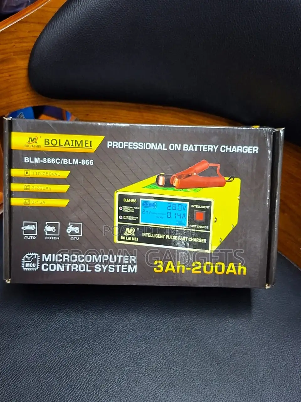 BLM-866c McU-Controlled Automotive Battery Charger 0–15a
