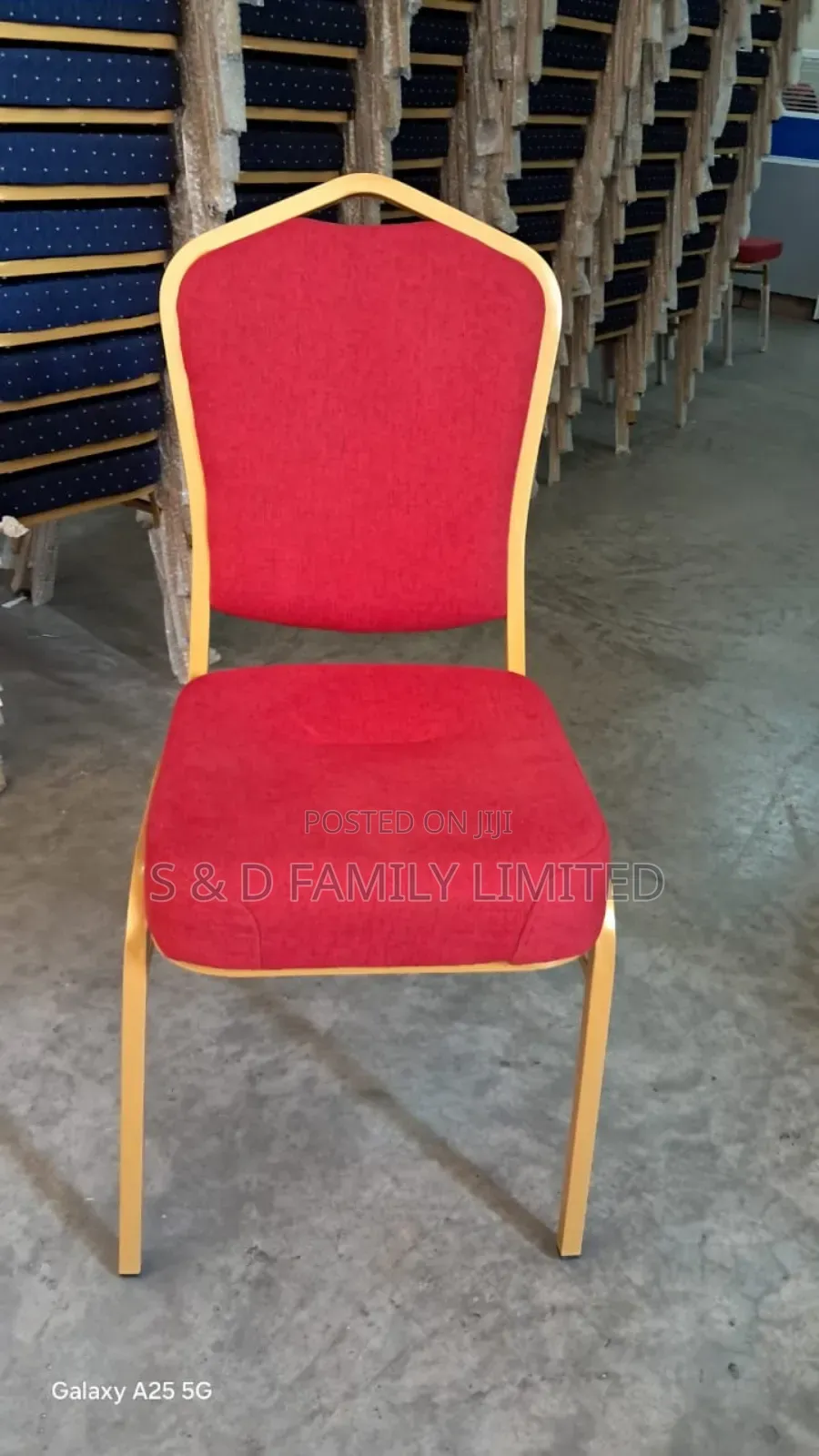 High-Density Banquet Chairs Now Available in Red, Maroon, Green Etc