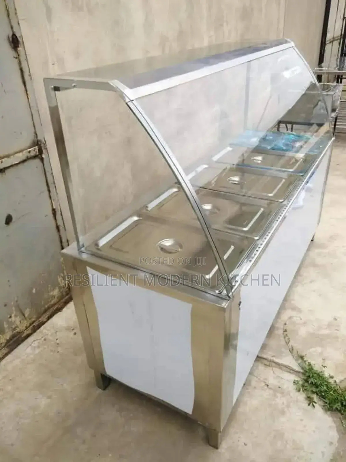 Stainless Steel Food Warmer Display