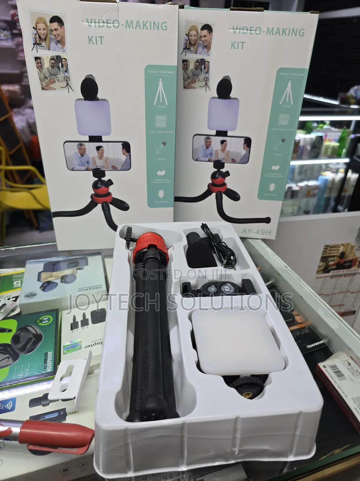 Ay 49h Ring Light Mobile Phone Vedio/Photo Kit Holder.