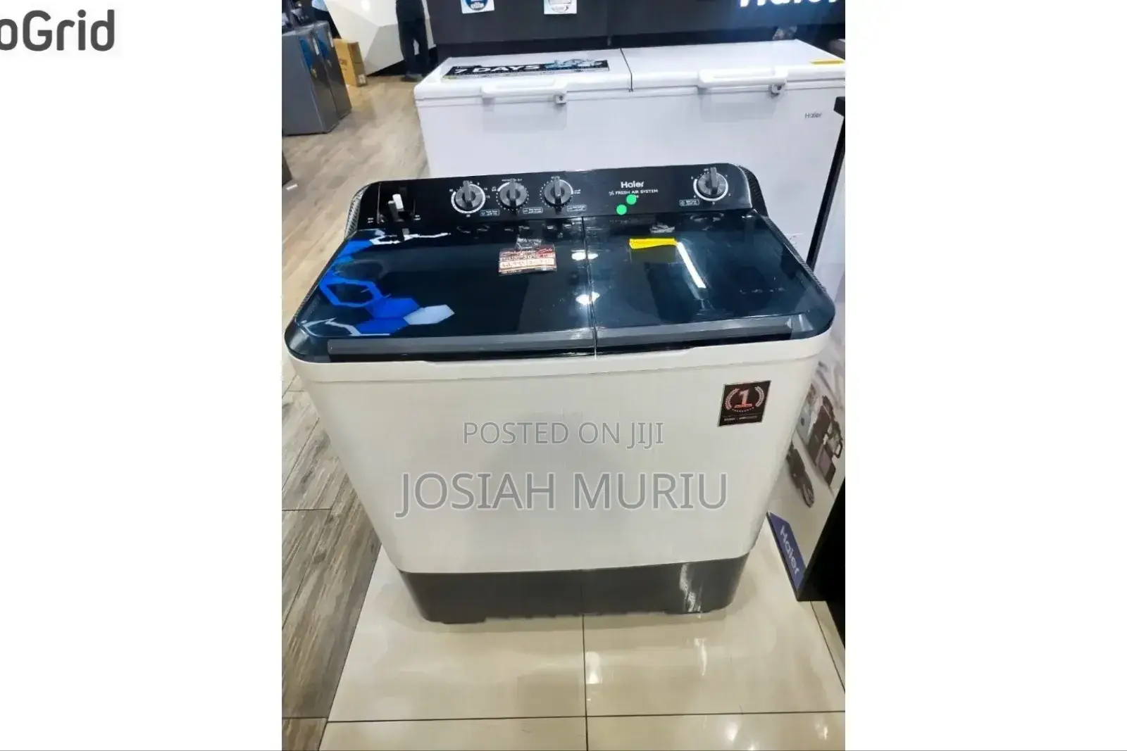 10kgs Haier Twin Tub Semi Automatic Washing Machine