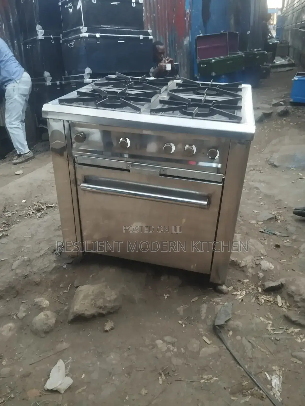 4 Burner Gas Cooker With Oven