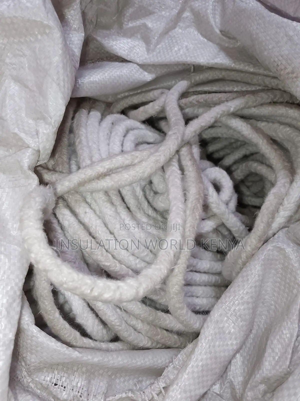 Ceramic Round Rope 8mm – 1260°C High-Temp Door Joint Sealing