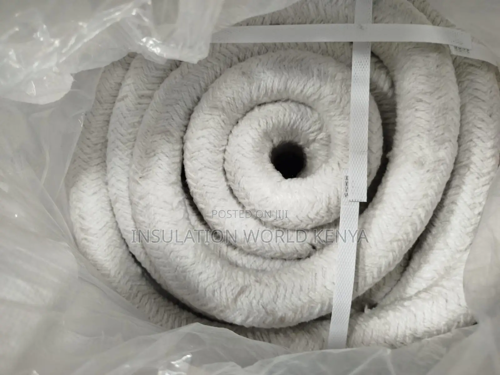 Industrial Kiln Expansion-Joint Round Rope – 38mm (1260°C) (1meter)
