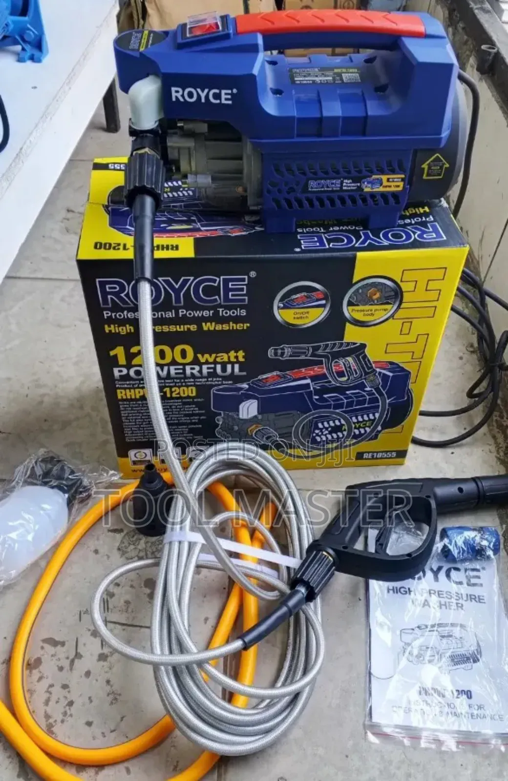 Royce Electric High Pressure Washer 100bar 1200watts
