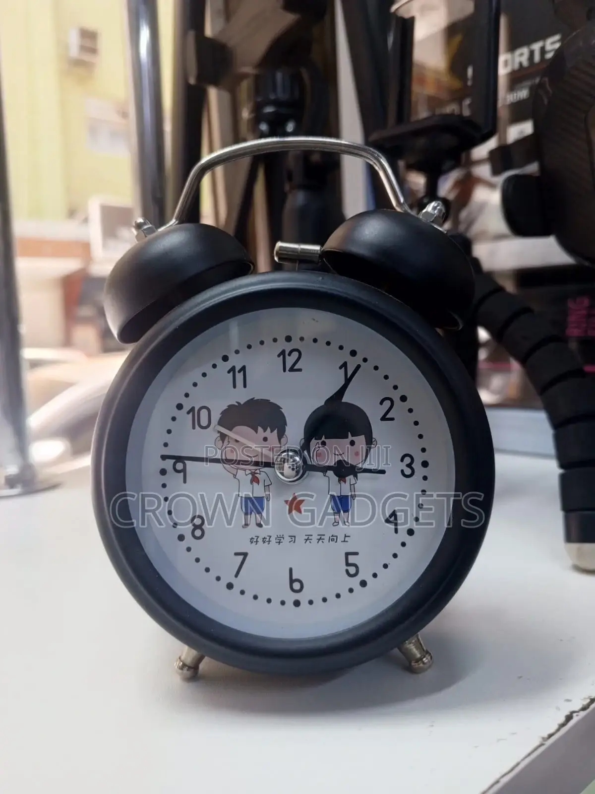 Colorful Kids Twin-Bell Analog Alarm Clock | Loud Ring Backlight