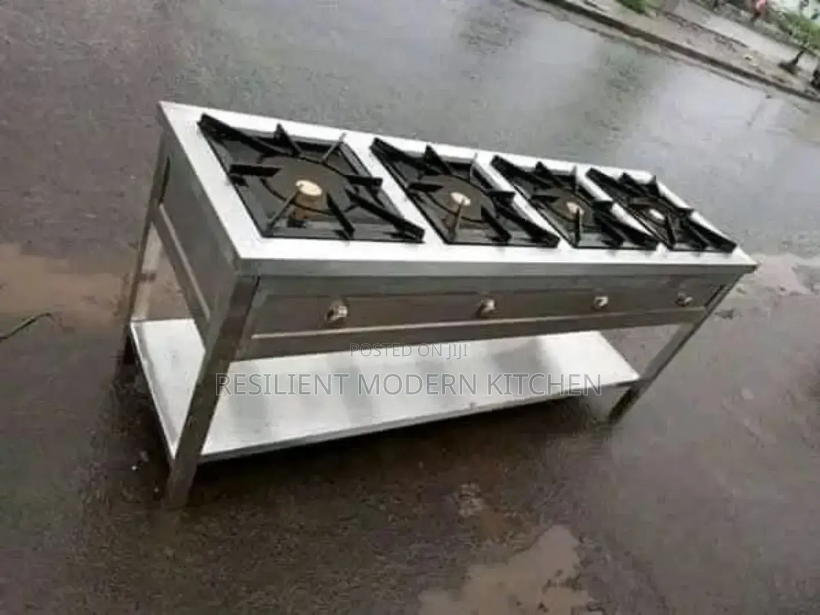 Commercial Stainless Steel 4 Burner High Pressure