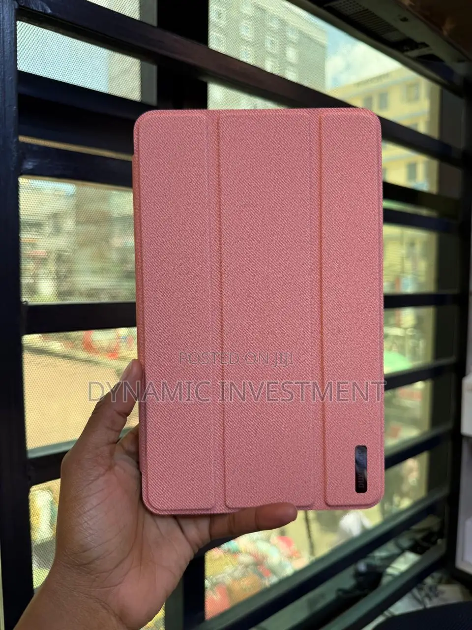 Samsung Tab A9+ Plus Domo Series Tri-Fold Leather Case/Cover-Pink