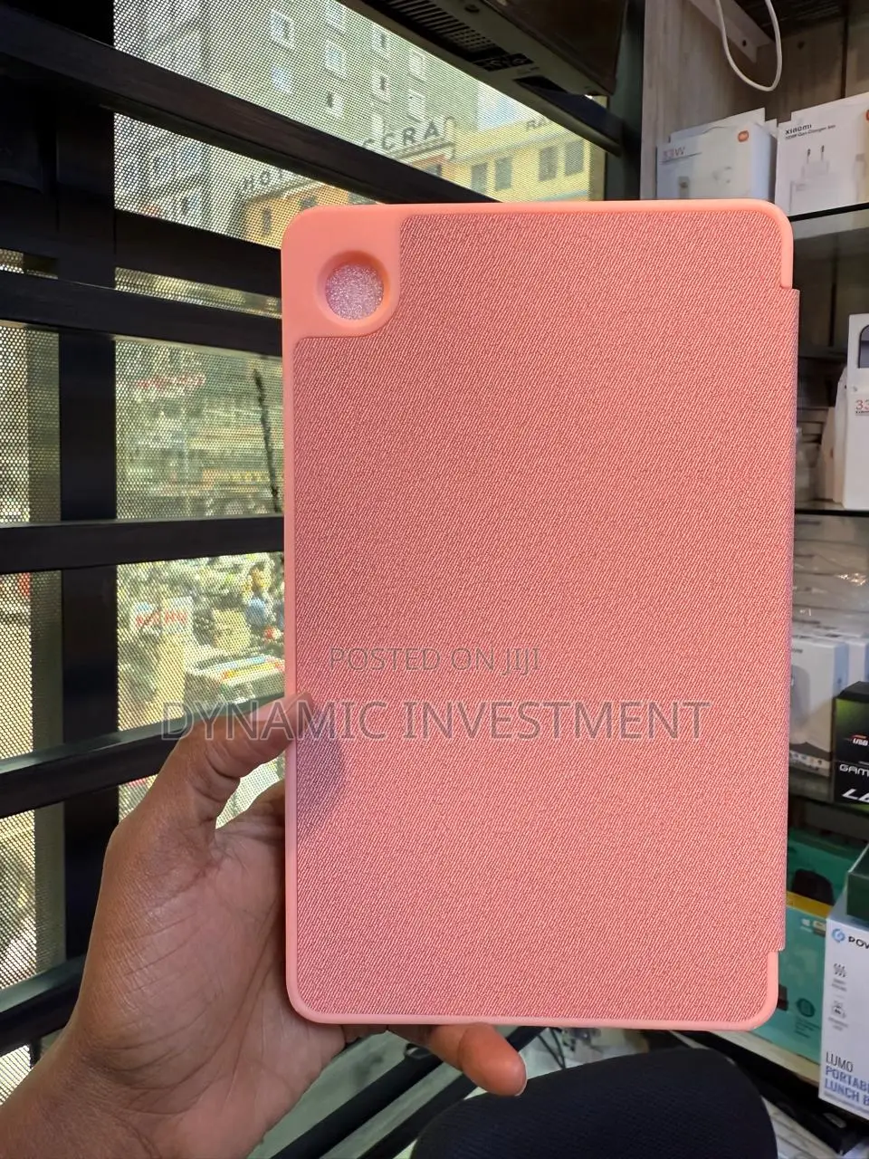 Samsung Tab A9+ Plus Domo Series Tri-Fold Leather Case/Cover-Pink