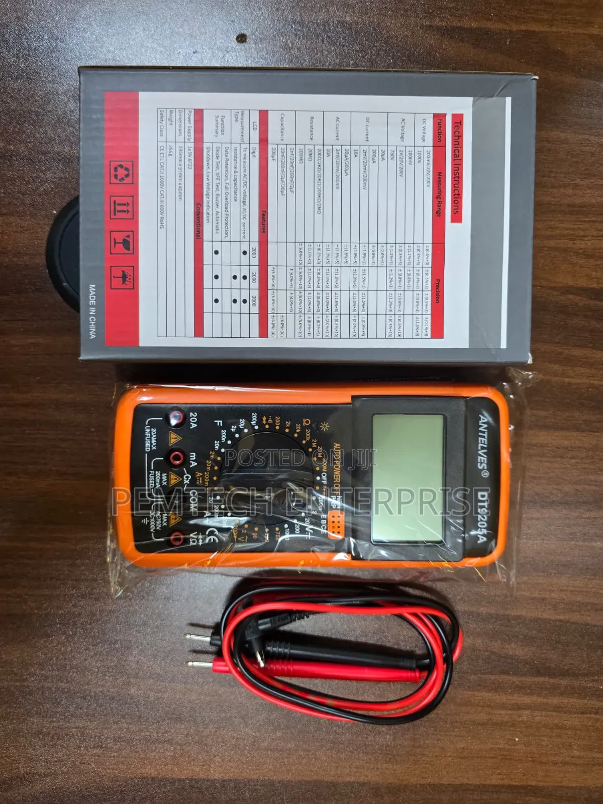 Antelves Dt9205a Digital Multimeter