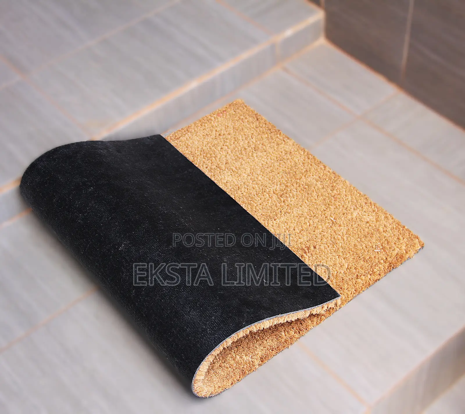 PVC Backed Coir Door Mat 45x75cm