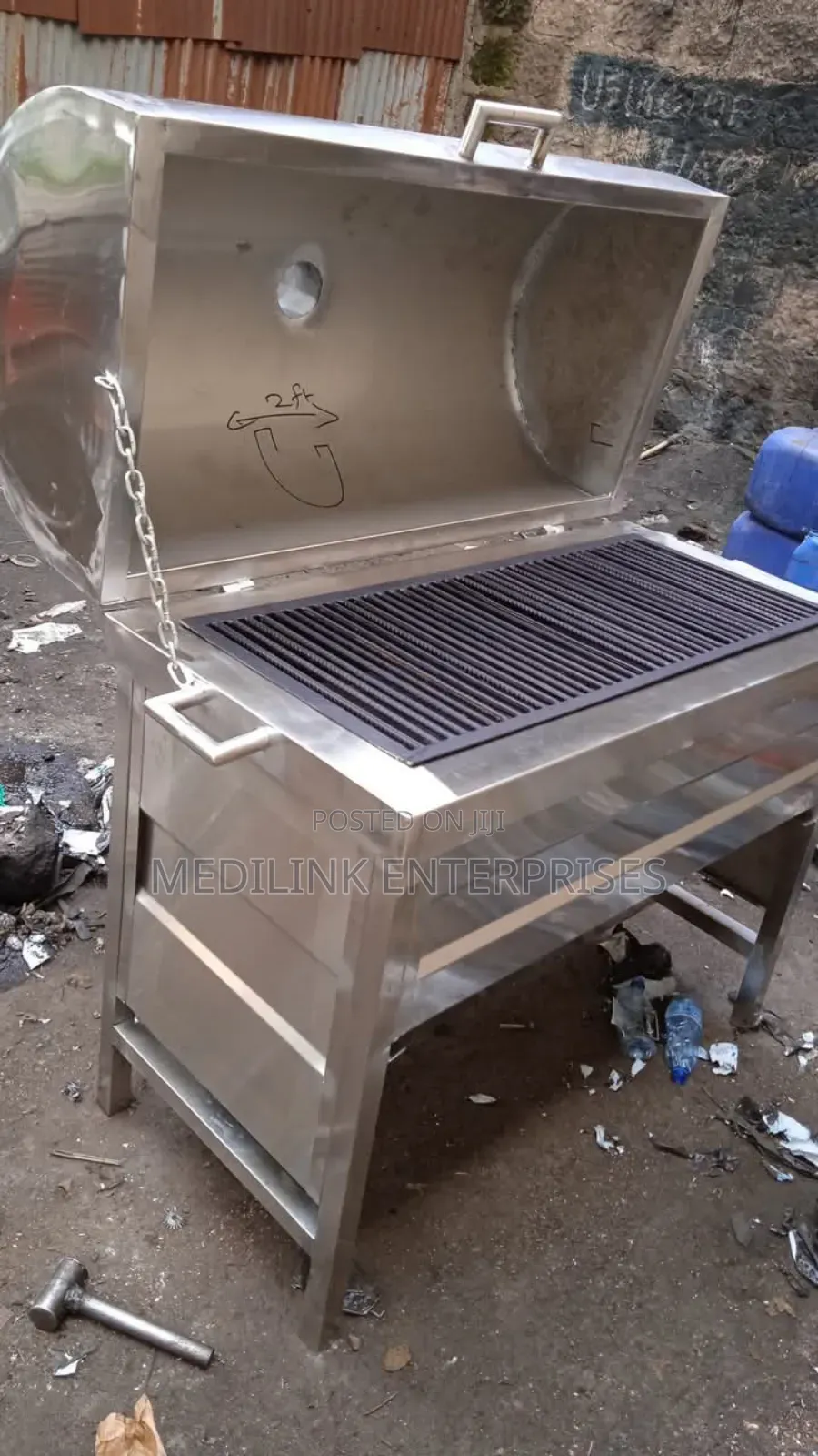 Stainless Steel Commercial Barbecue Grill