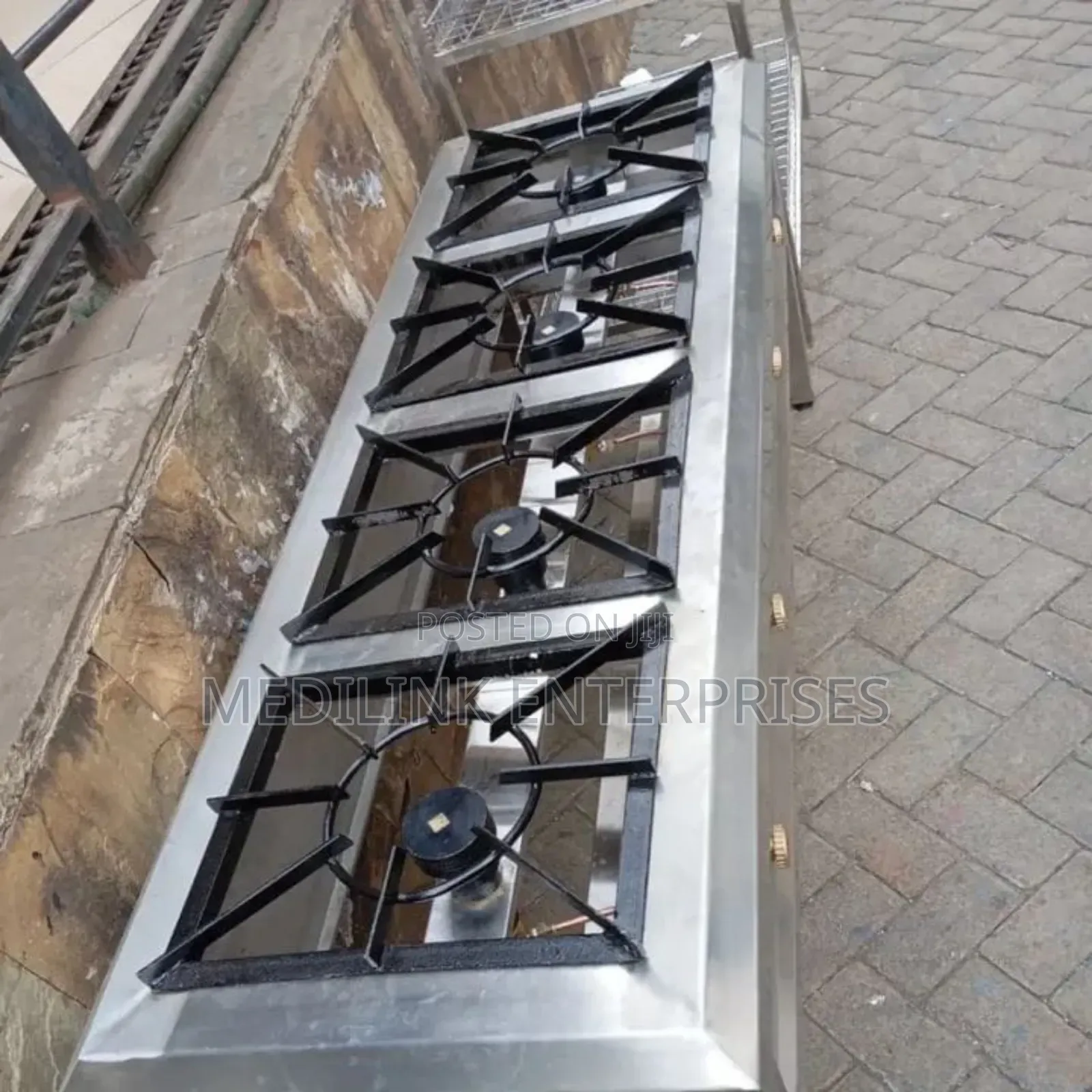 Stainless Steel Commercial Kitchen 4 Burner Cooke