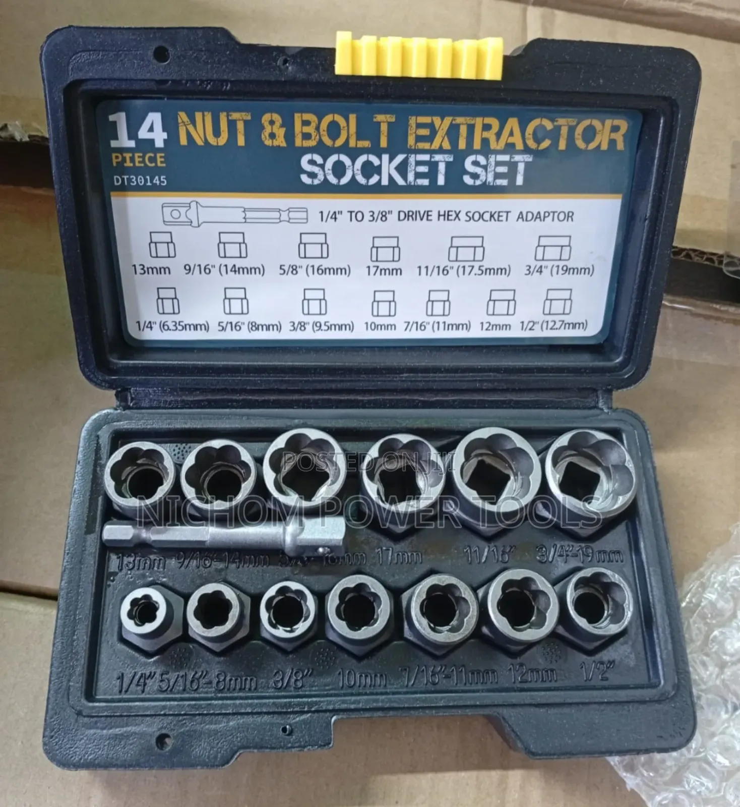 Nuts And Bolts Extractor Socket Set