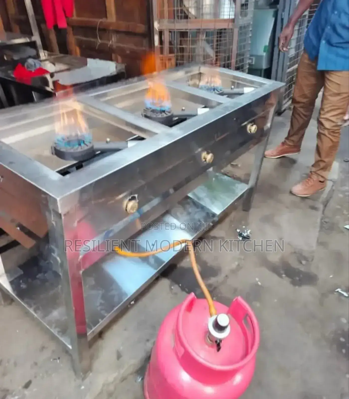 High Quality Stainless Steel 3 Burner Gas Cooker