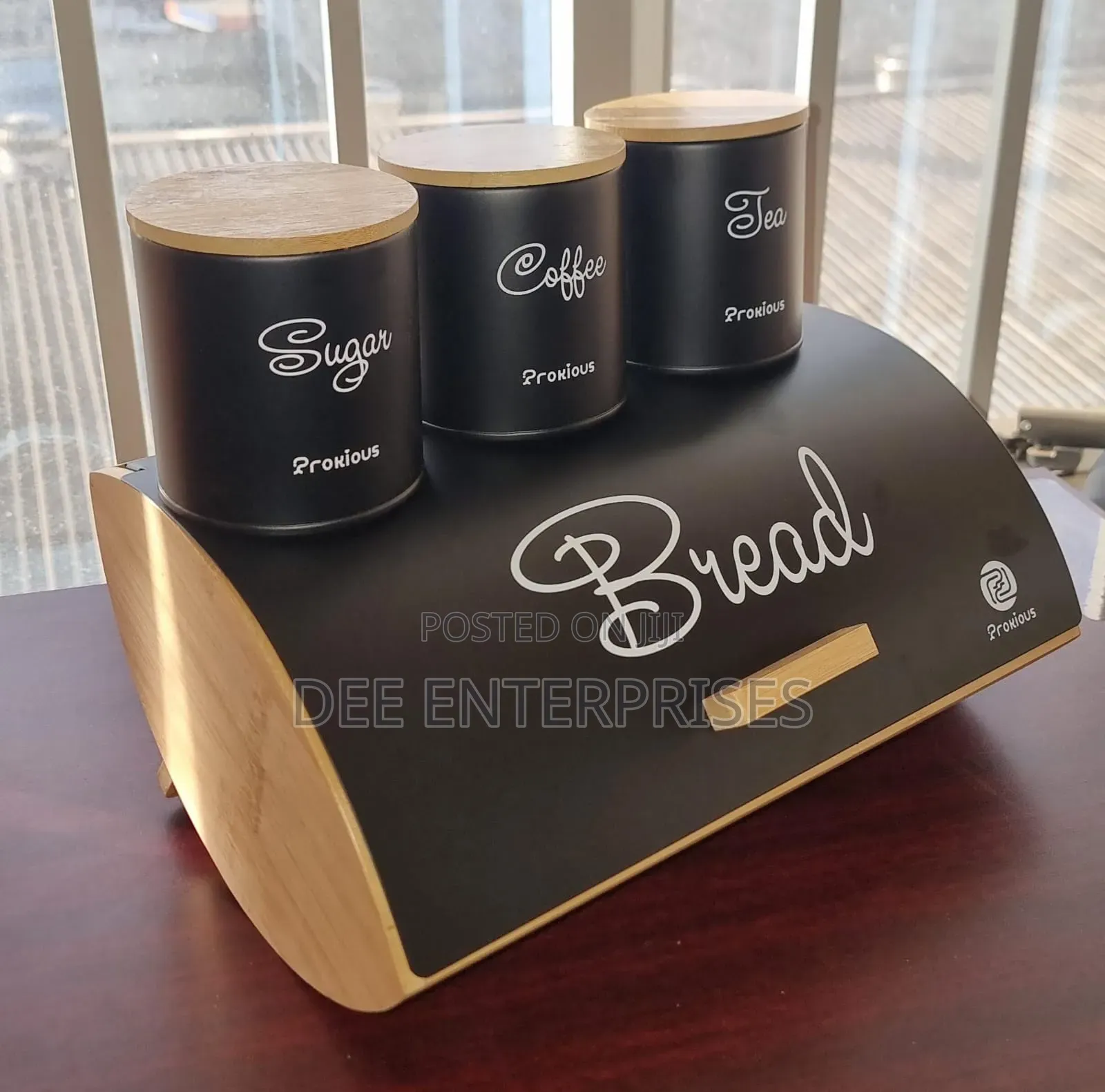 35cmx25cm Hemisphere Bamboo Bread Bin
