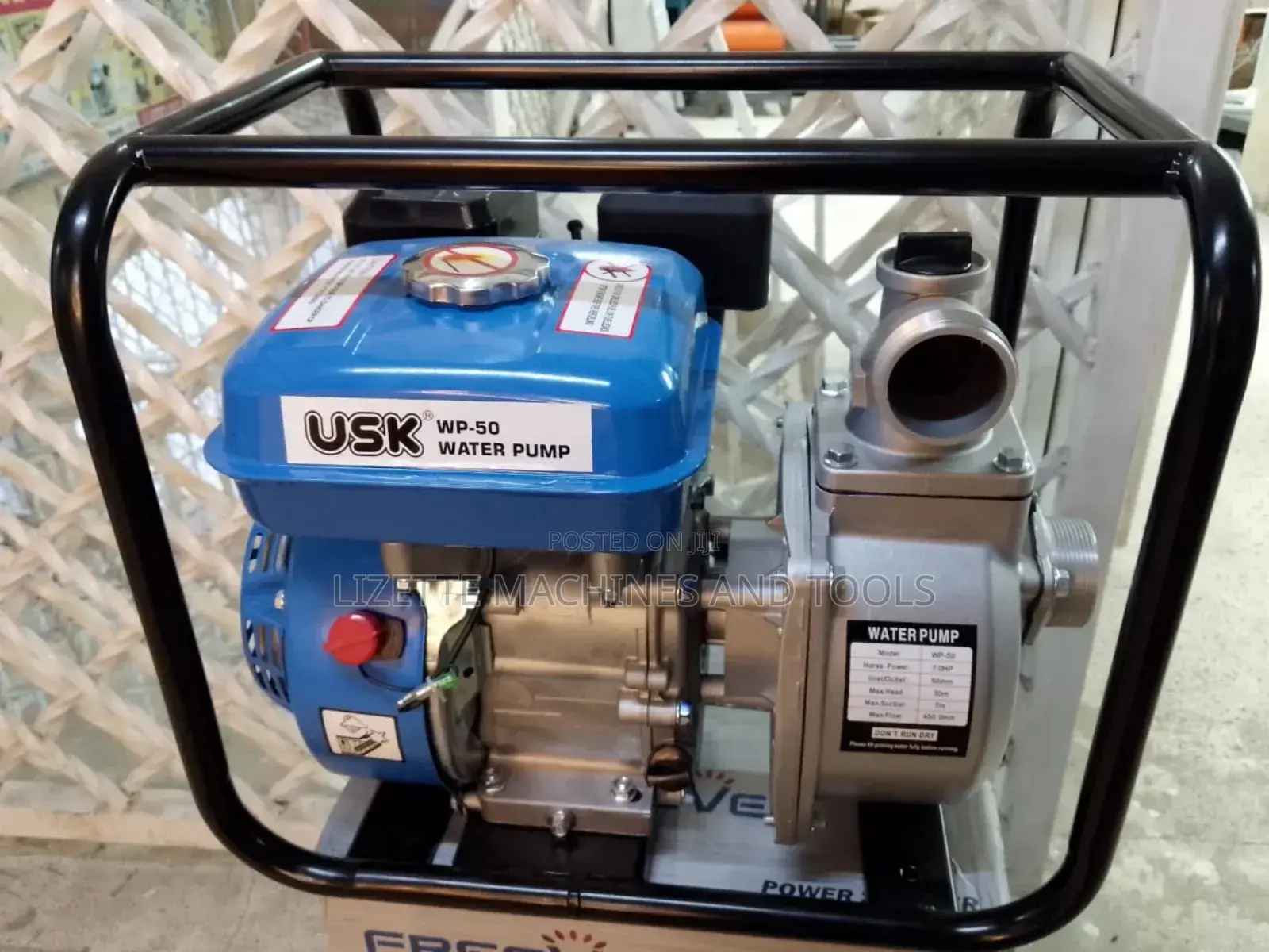 2" Usk Petrol Water Pump 7.0hp