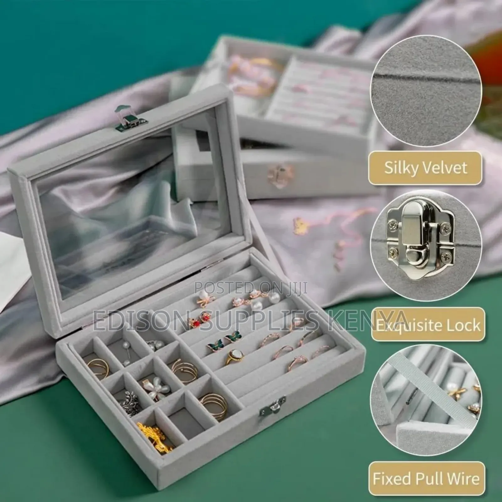 Gift Jewellery Storage Box Earrings Store Ring Jewelry Giftbox